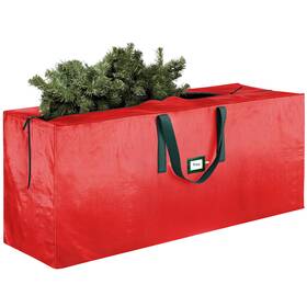 Urbundy 810143582802 Heavy Duty Christmas Tree Storage Bag 9 Ft - Red Ba