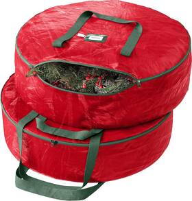 Cs-ws30 Urbundy Heavy Duty Wreath Storage Bag 30 Inch 2-pack - Christmas Contain
