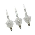 V490774 Vickerman Pack Clear Glitter Bubble Replacement Bulb 734205171820