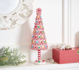 H428566 Valerie Parr Hill Candy Land Tree 15 Inch Classic Christmas Qvc Home Decor Open Box
