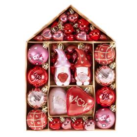 B0f9xvhkct Valery Madelyn 50pcs Valentines Heart Shaped Ornaments Gift Pack Christmas Craf