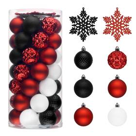 Eg0101-0882 Valery Madelyn Christmas Tree Decorations Ornament Set For Fall Halloween 50ct 2.36 Inches