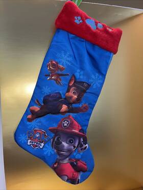Vandor 708016463979 Paw Patrol Christmas Stocking Dog Tv Show Children Preschool Kids Preowned 18 Inch