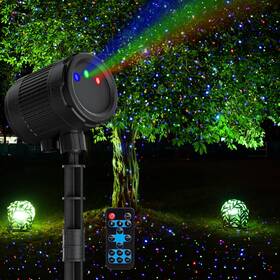 Se369-01 Vansmago Laser Christmas Projector Lights Outdoor 3 Color Light Firefly L