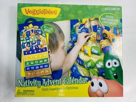 Ff2006 Veggietales Ff2006/06 13 Inch X 32 Plush Advent Calendar Christmas Cloth Countdown Nativity