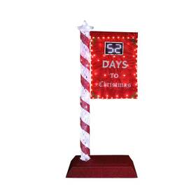Veikous 445030453434 5ft. 3d Countdown Light Christmas Holiday Yard Decoration Led With Digital Scree