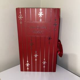 3747016250 Vera Bradley 12 Christmas Ornament Advent Calendar Snow Globes Gift Box Freeship
