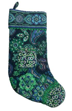 Vera Bradley 886003052907 - Christmas Stocking Blue Rhapsody