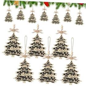 Sig-vercraft-1459 Vercraft 24 Pcs Large Christmas Nativity Scene Ornaments 6ftft Jesus Wooden Hanging