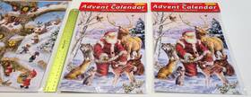 Bb717 Vermont Christmas Company 5 Santa Advent Calendars Lot Elf Magic Elves Reindeer Sealed
