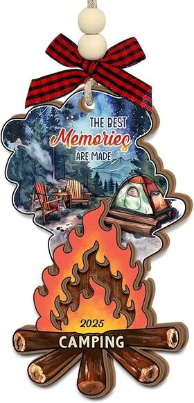 Cow26 Veryhomy Camping Christmas Ornament 2025 - Gifts For Men Women Camper Ornaments