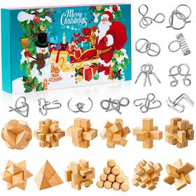 Puzzle-2023-us-c Vewicokop Brain Teaser Advent Calendar 2025 For Kids - 24 Days Of Christmas Countdown C