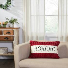 Vhc 840528186981 Kringle Chenille Ho Christmas Pillow 14x22 Brands
