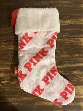 Victorias Secret Pink 667553844293 Christmas Holiday Stocking Red White And 2020 16 Inch