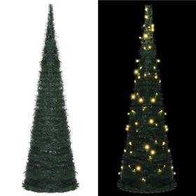 321523 Vidaxl Christmas Tree Pop-up String Artificial Xmas With Leds Ornament