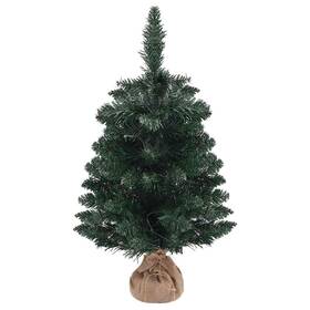 332848 Vidaxl 2ft Green Pre Lit Artificial Christmas Tree With Led Lights And Stable Stand E