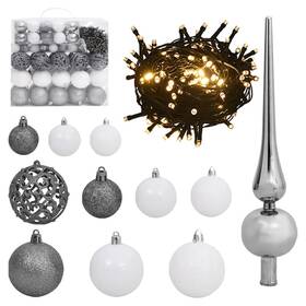 Vidaxl 720286380857 Christmas Ball Set Of 120