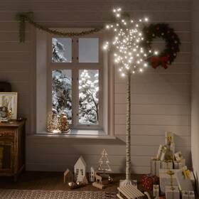 Vidaxl 720286494677 Christmas Tree White Plastic 7.2 Feet Tall Other