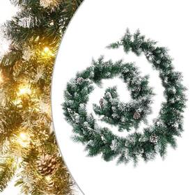 Vidaxl 720287068334 Christmas Garland Green Pvc 8.9 Ft Length