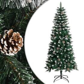 Vidaxl 720287110163 Artificial Christmas Tree With Stand Green 59.1 Inch Pvc