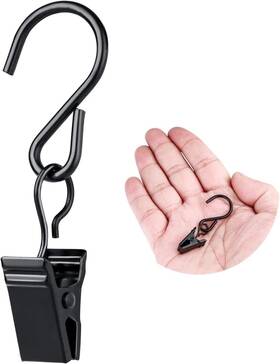 Viklluyr 445010546514 Christmas Light Clips Hanging Hooks - 50 Pack Outdoor String Heavy