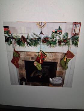 Village Lighting 813345025566 3 Mantle Hangers Adjustable For Xmas Garland Holiday Stockings