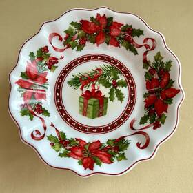 Villeroy & Boch 003686309784 And Christmas Toys Fantasy Footed Candy Dish