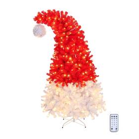 Ltled-d30v3.6w0.12a Vingli 6ft Christmas Tree With Bendable Santa Hat 300 Warm White Led Lights