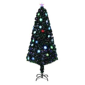 Ltled-d30v6w0.2a Vingli 6ft Pre-lit Fiber Optic Christmas Tree With Led Lights Snowflakes&star Indoor Decor