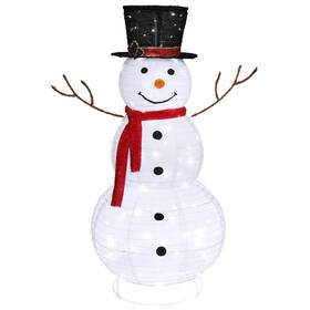 Vldf152 Vingli Snowman Outdoor Christmas Decorations With 90 Led Lights Lighted Wit