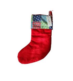Vinyard Vines 889504818362 Vineyard Holiday Patchwork Christmas Stocking Good Life New