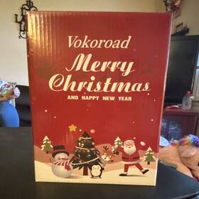Vokoroad X004rtv6ch 10ft Christmas Santa Claus Inflatable Freestanding Outdoor Decor