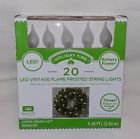 Vsl20-c6-ff Holiday Time Count Led Vintage Flame Frosted String 847750019025