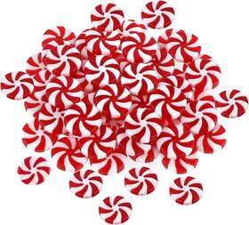 Vtt4hr4d 445012285282 50pcs Peppermint Christmas Ornaments Candy Cane Fake Peppermints Plast