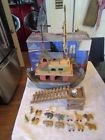 W03-y4007 Holiday Time Pc Set Animals Noahs Ark Wooden Christmas Decor