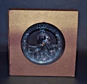 Wallace 730936003607 Lead Crystal Partridge Ornament 12 Days Of Christmas New In Box 3.25 Inch