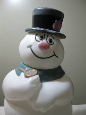 Mo882068 Warner Brothers Lighted 24 Inch Fat Frosty The Snowman Christmas Blow Mold Snow Man