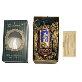 124766 Waterford Rare Christmas Ornament-walking Nativity Holiday Heirlooms