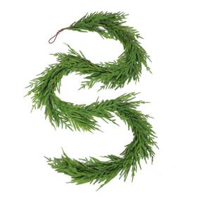 Cgl-2315-60 Wbhome Cgl-2315-60- 9ft Real Touch Norfolk Pine Christmas Garland Winter 9 Ft Green