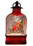 Wdl2022-51 Holidaytime Christmas Cardinals Water Lantern Snow Globe Swirling 841887121750