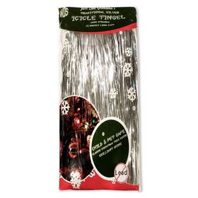 Wdsredicicle1 Wds Premium Icicle Tinsel Strands For Christmas Tree - 2000 Old-fashioned Silver