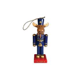 Welcome To The Islands 723748093935 Alaska Polystone Christmas Ornament Nutcracker Moose