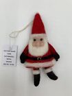 131764 West Elm Pottery Barn Kids Felt Santa Christmas Ornament Wool Red 5.7inch #9849b