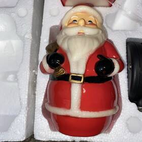 Westinghouse / Cordless Christmas 756233709028 3 Solar Powered Led Santa Lights Decor Outdoor Garden Stake Lamp W Box