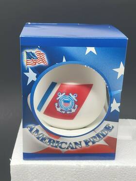 1790 White 024762919097 Krebs Christmas Ornament United States Coast Guard American Pride