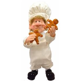 20010 Whitehurst Imports Inc. Zims Alexander The Baker Elf With Gingerbread Men Cookies Christmas Figurine