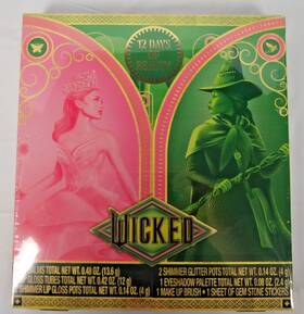 00001 Wicked Cosmetic Advent Calendar 12 Days Of Beauty Wizard Oz Musical Christmas
