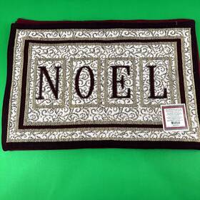 6272wdw Windham Weavers Set Of 6 Noel Tapestry Placemats Christmas Burgundy And Gold