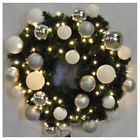 Wl-gwsq-02-ice-lww Queens Of Christmas Sequoia Wreath Decorated With Ice Ornament