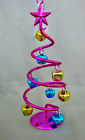 Wm70618 Holiday Modernist Spiral Metal Jingle Bells Tree Christmas 632971706188